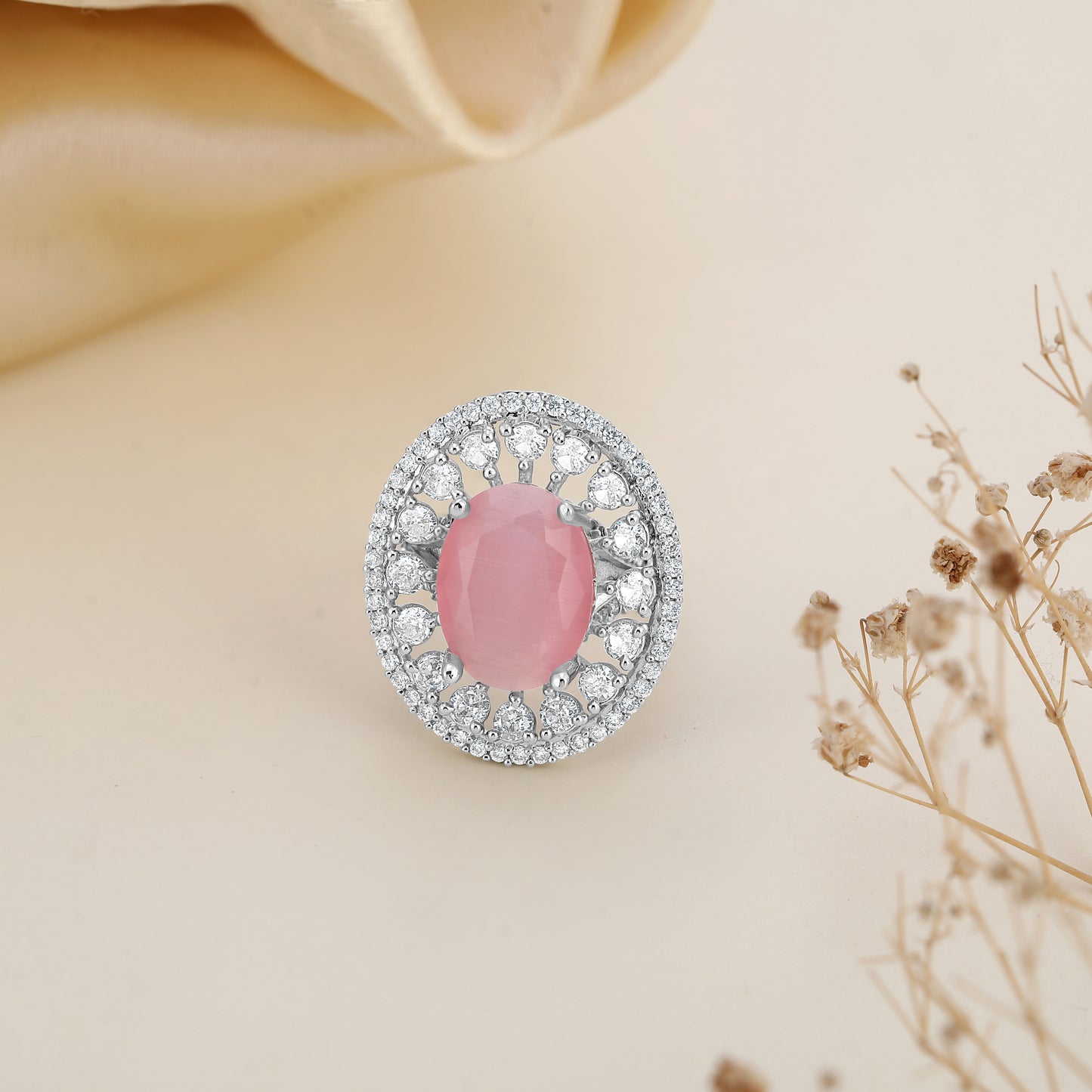 Rosé Royale Oval Ring