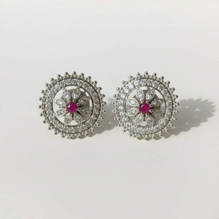 Aisha American Diamond Studs