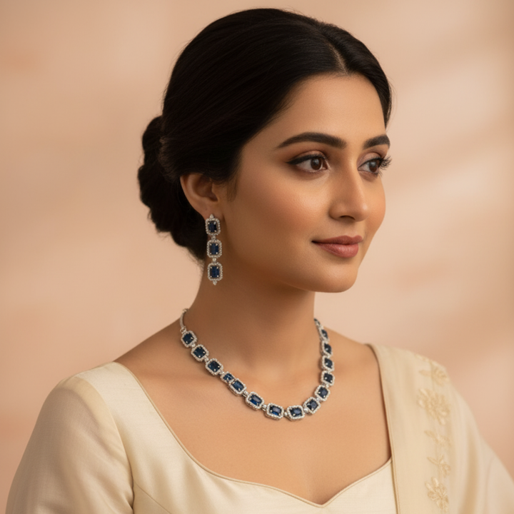 Jiya Royal Blue Ad Set