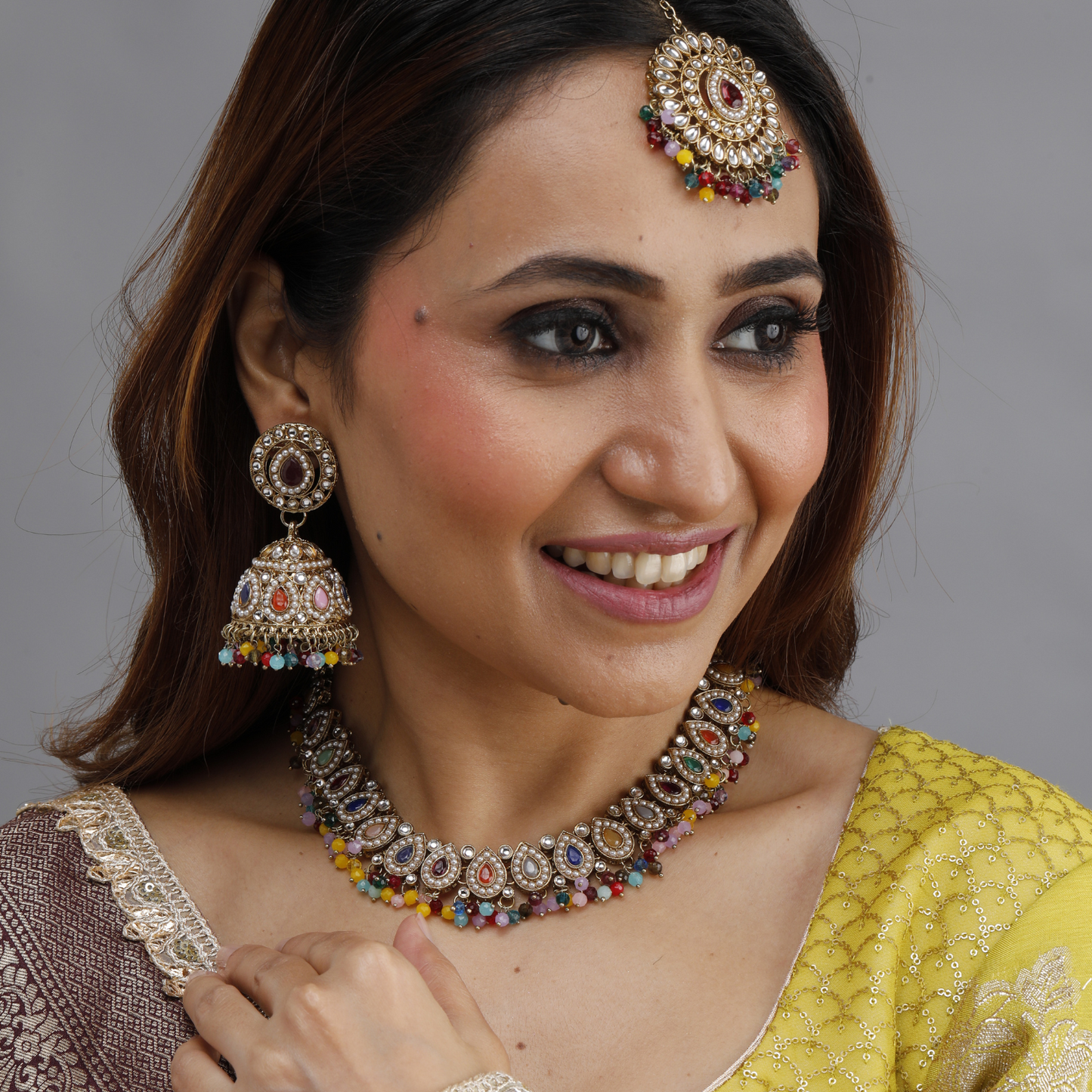 Shanaya Kundan Set