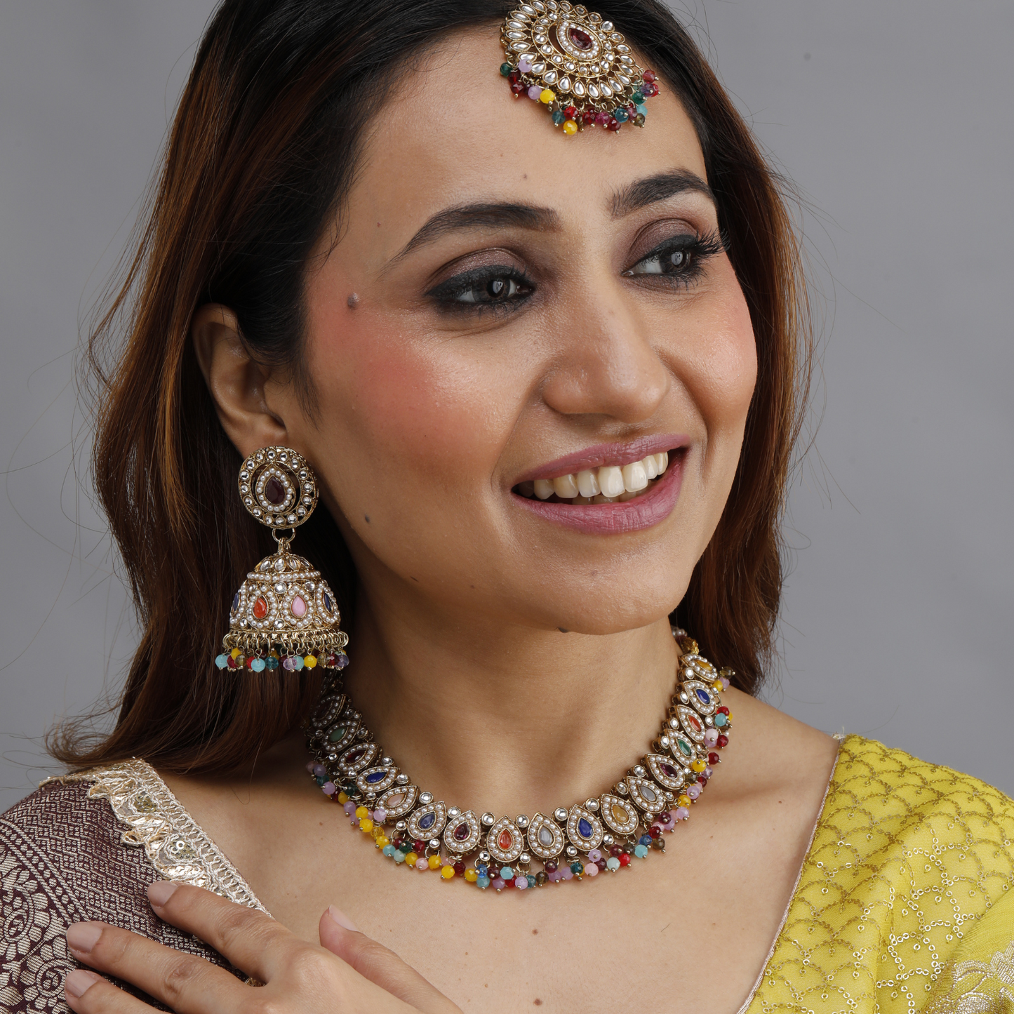 Shanaya Kundan Set