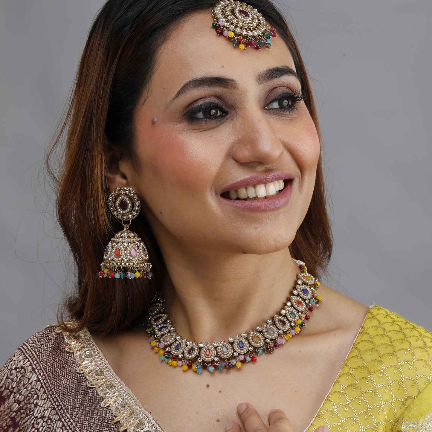 Shanaya Kundan Set