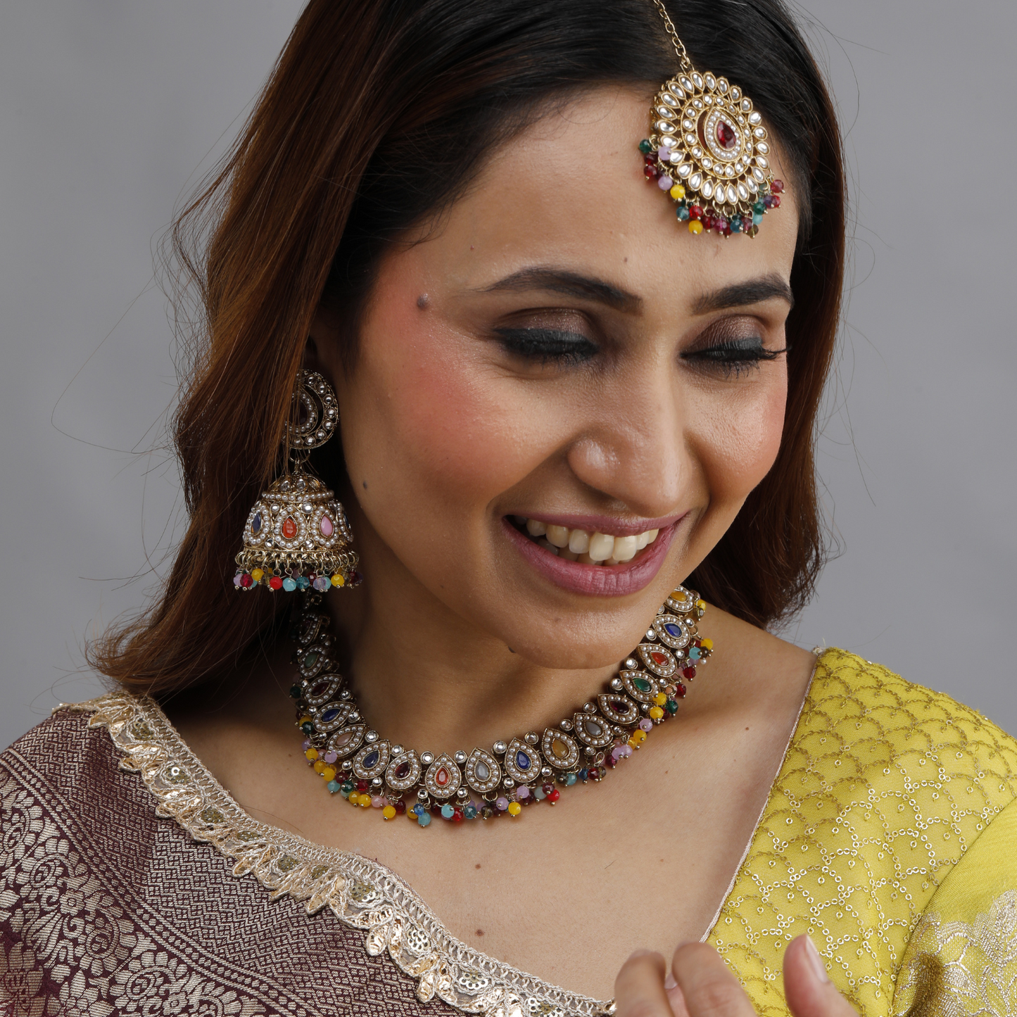 Shanaya Kundan Set