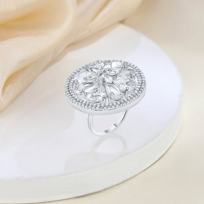 Lunaria Frost Bloom Ring