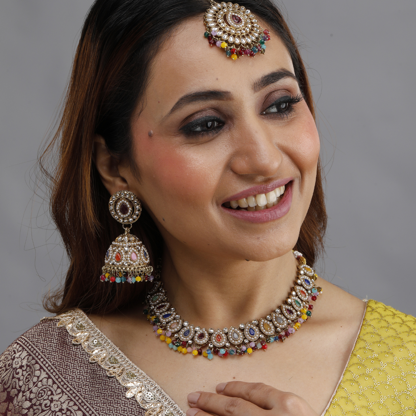 Shanaya Kundan Set