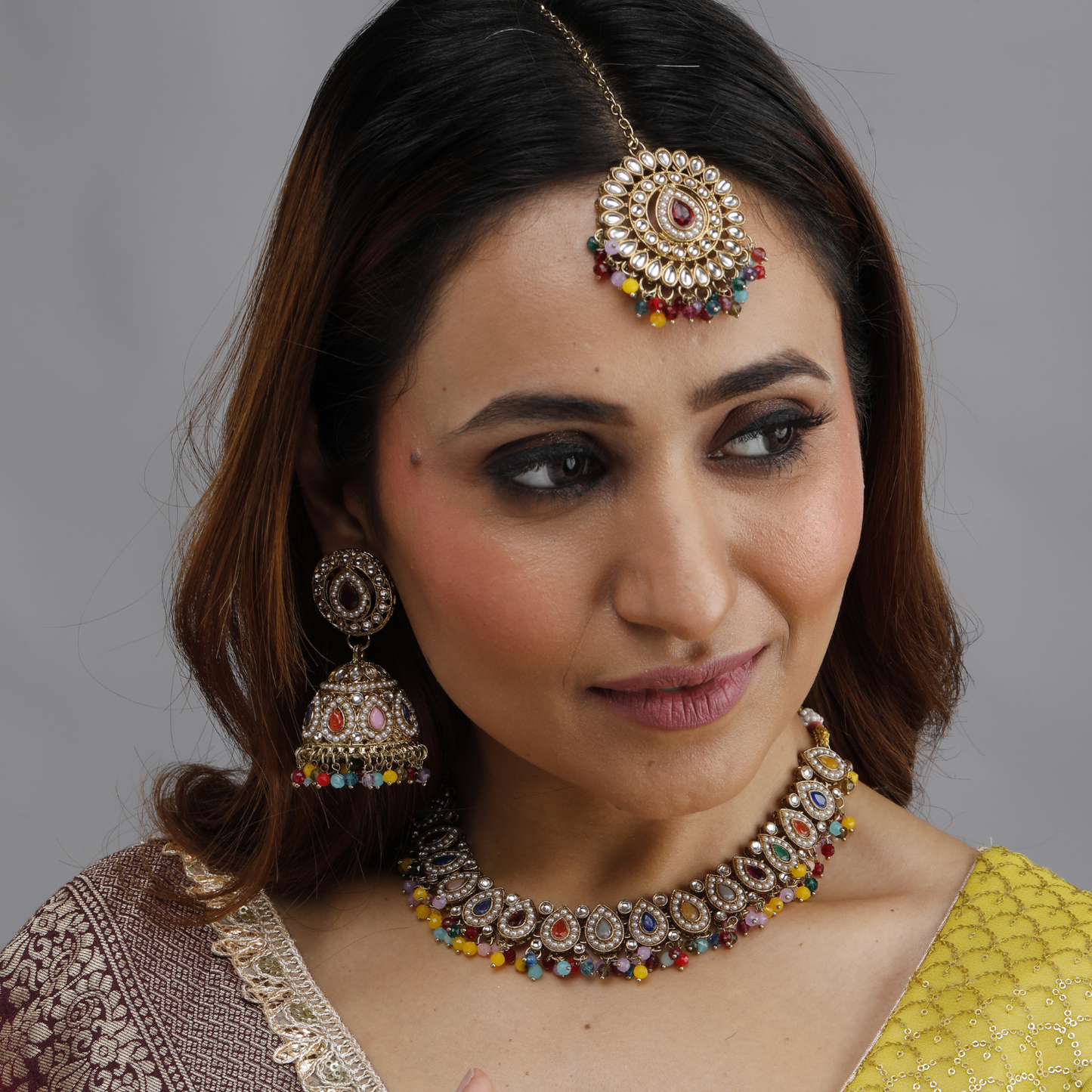 Shanaya Kundan Set
