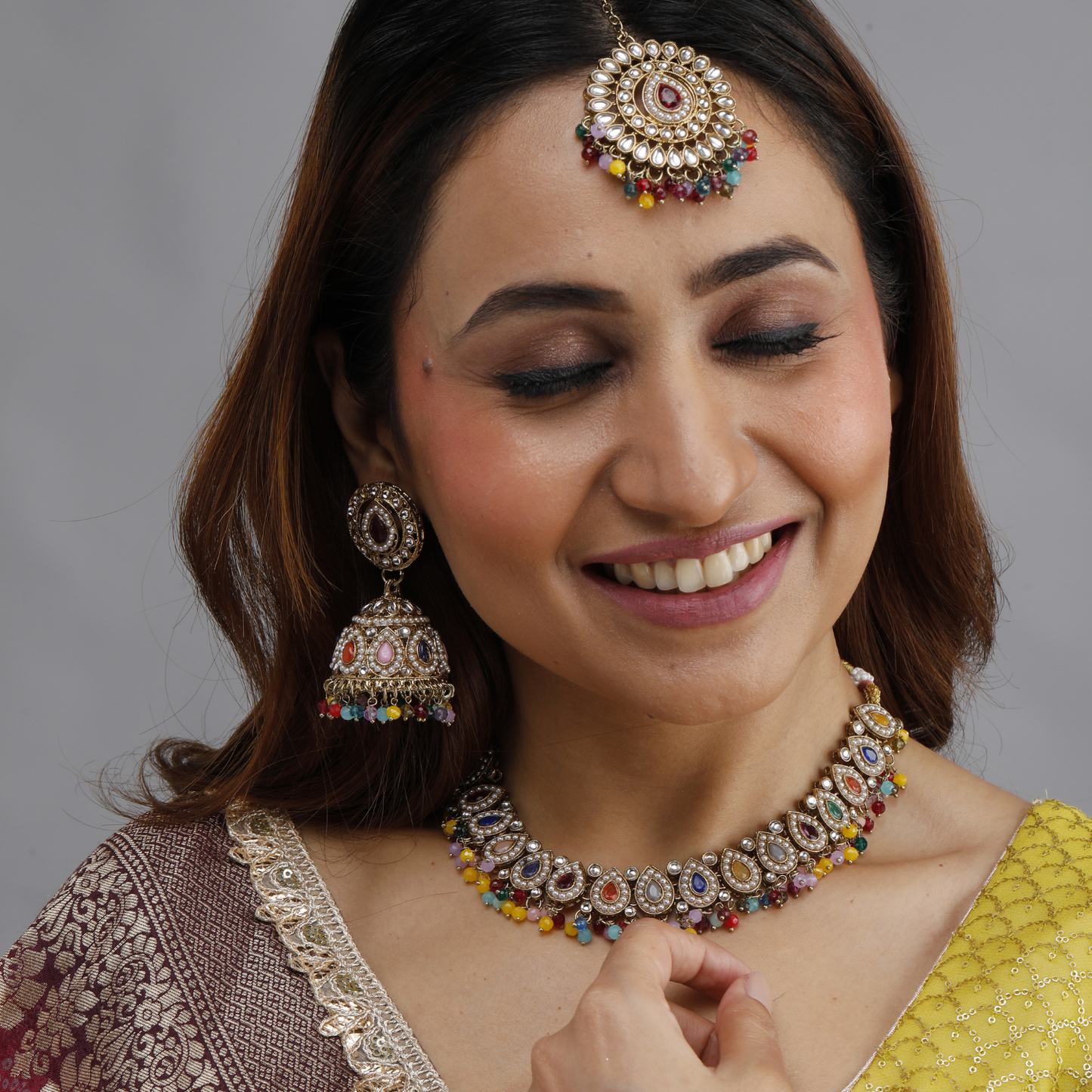Shanaya Kundan Set