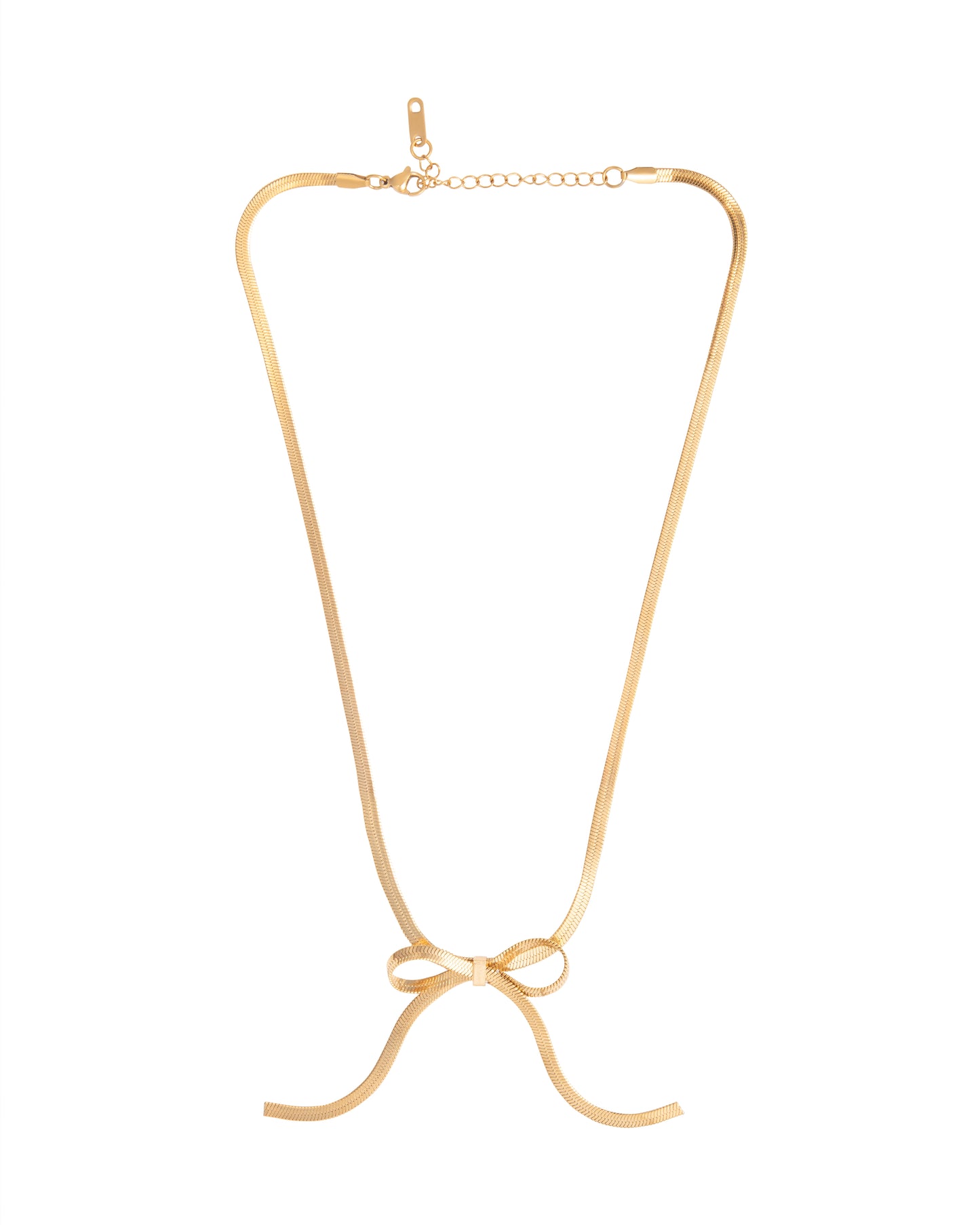 Rachel Ani-tarnish Bow Chain