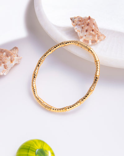 Textured Ramona Bangle Bracelet