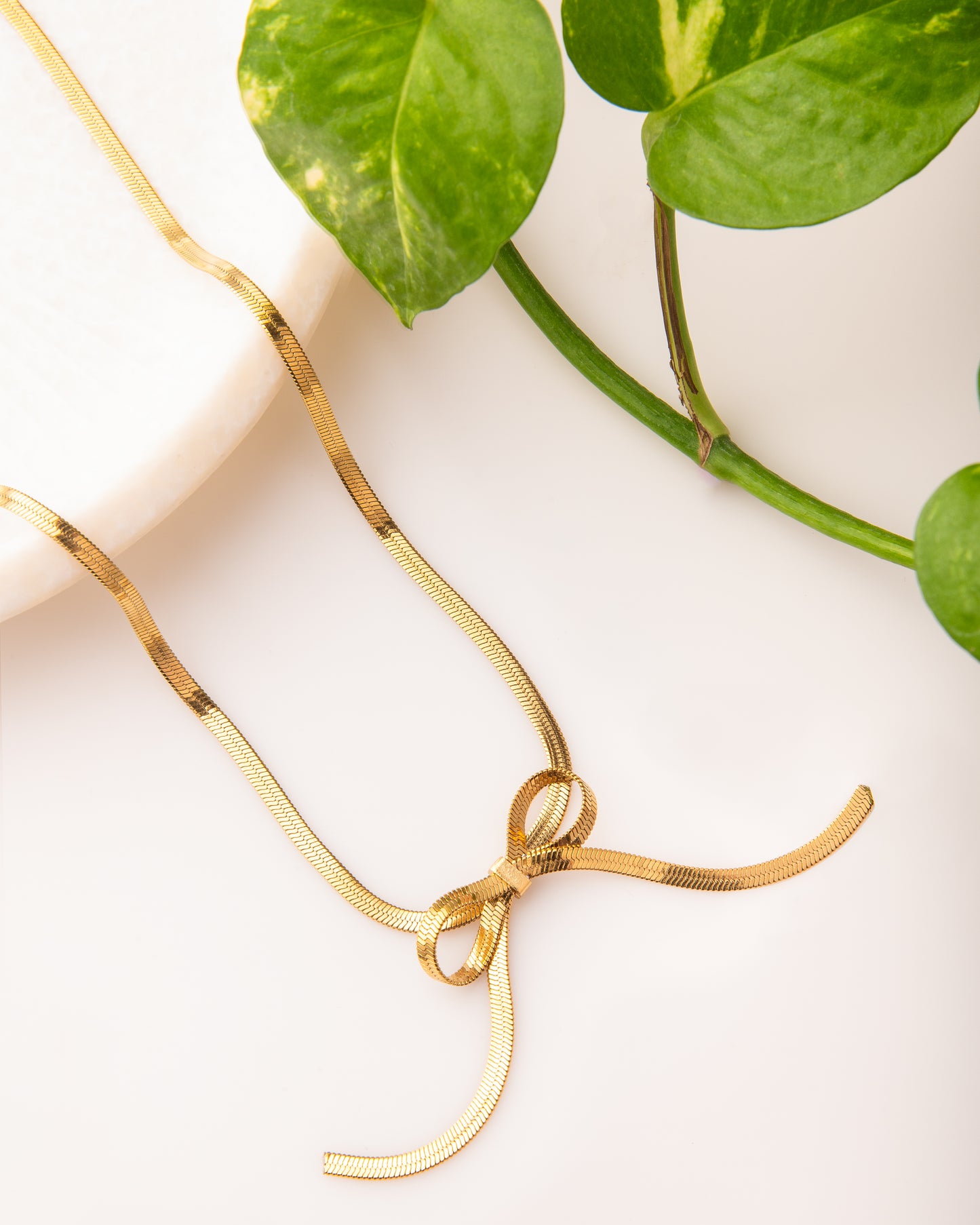 Rachel Ani-tarnish Bow Chain