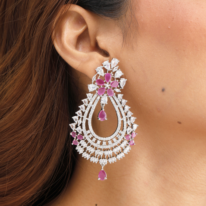 Regal Allure Statement Earrings