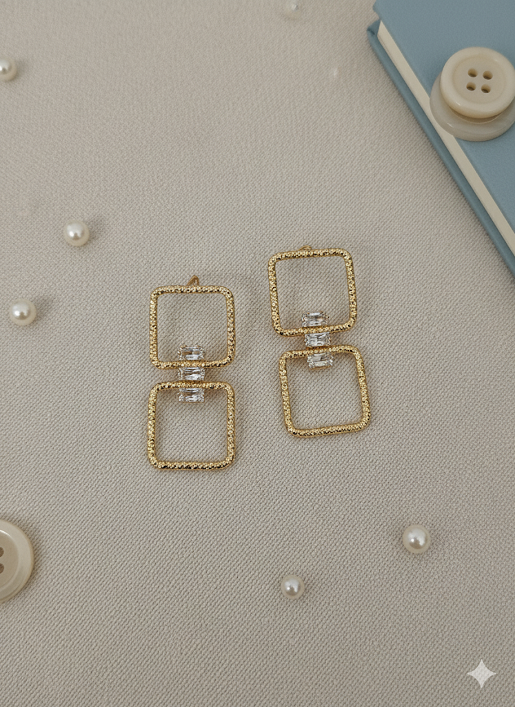 Misha Geometric Earrings