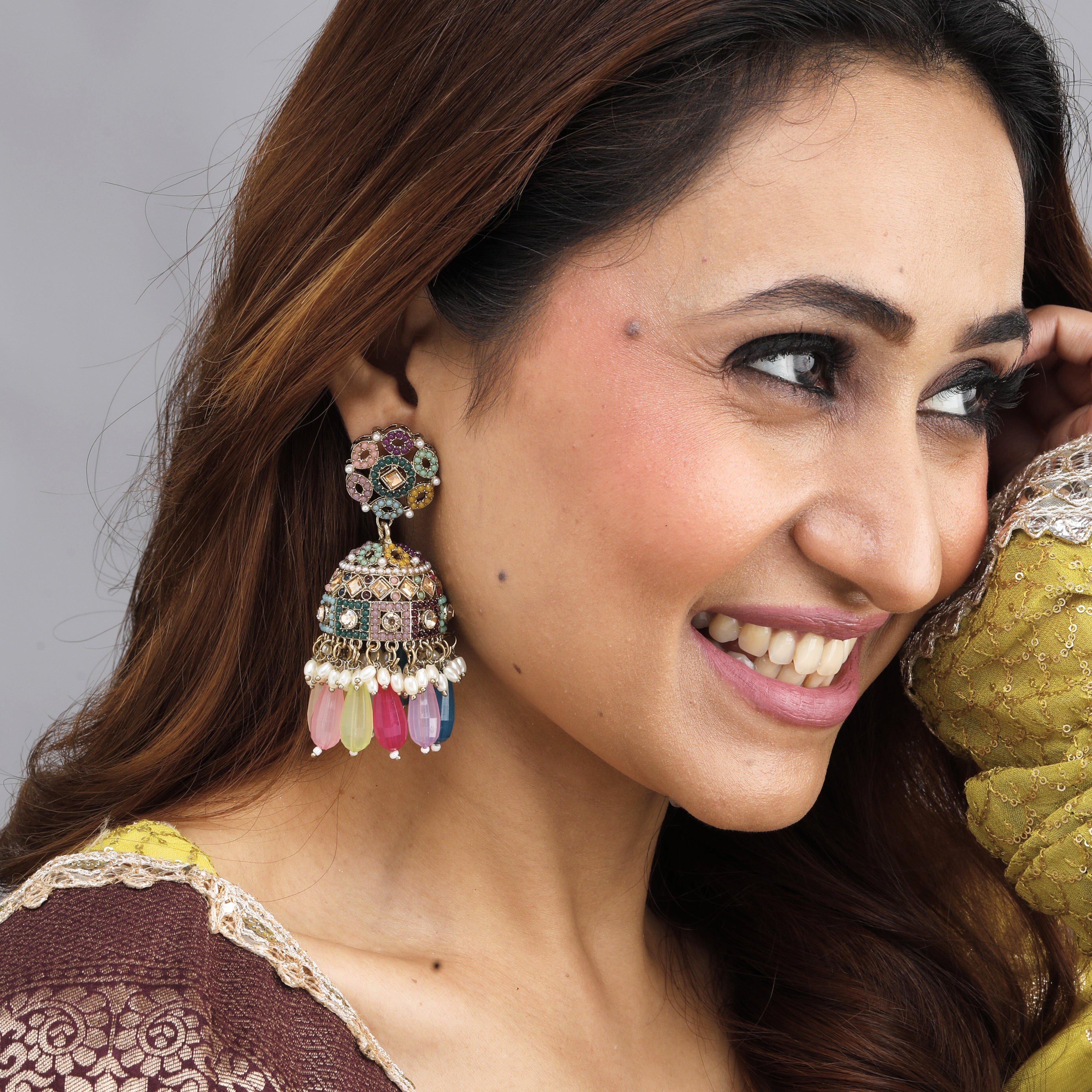 Byzantine Bloom earrings