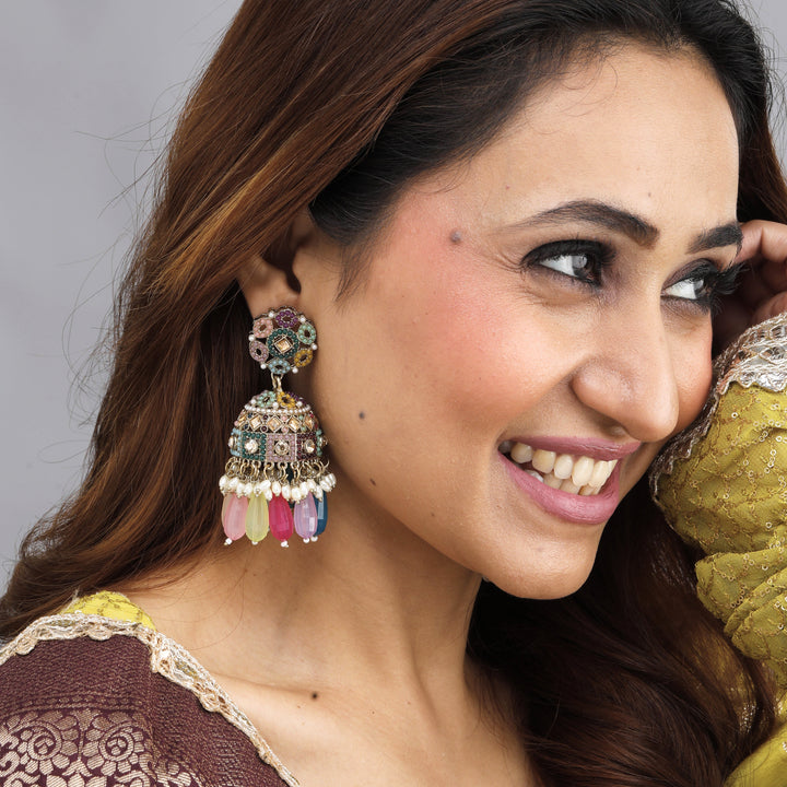 Byzantine Bloom earrings