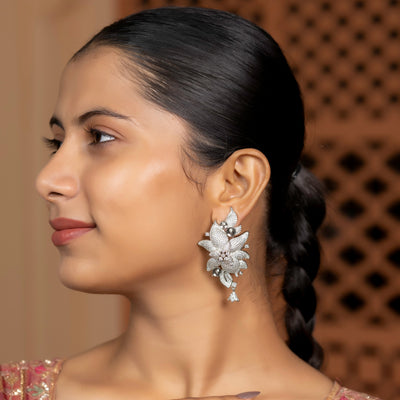 Floral Micro Ad Earrings