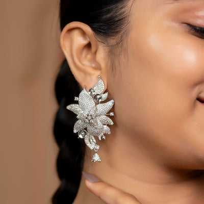 Floral Micro Ad Earrings