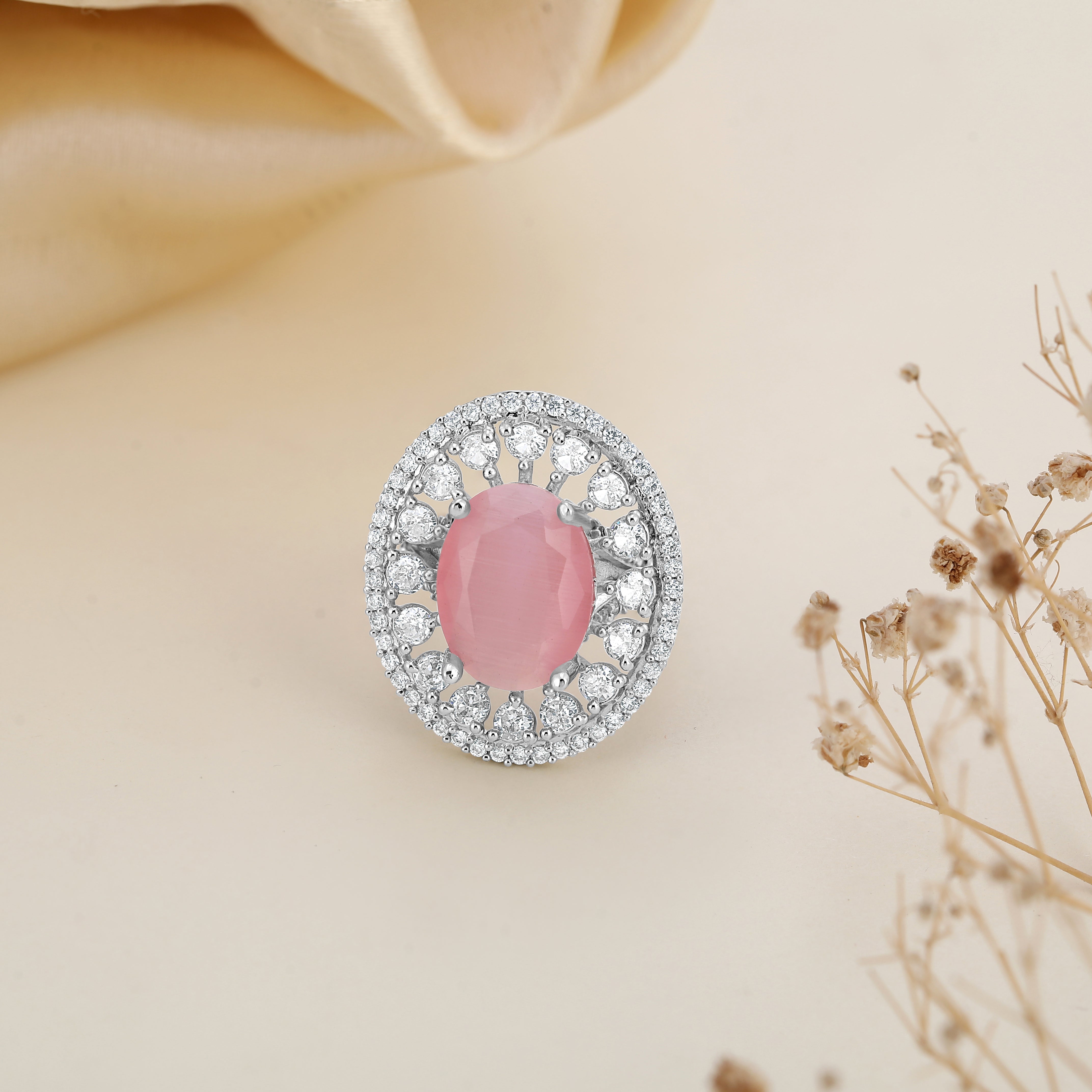 Rosé Royale Oval Ring