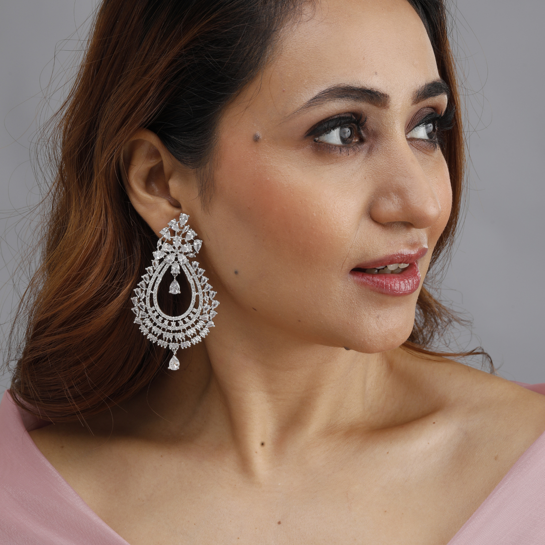 Regal Allure Statement Earrings