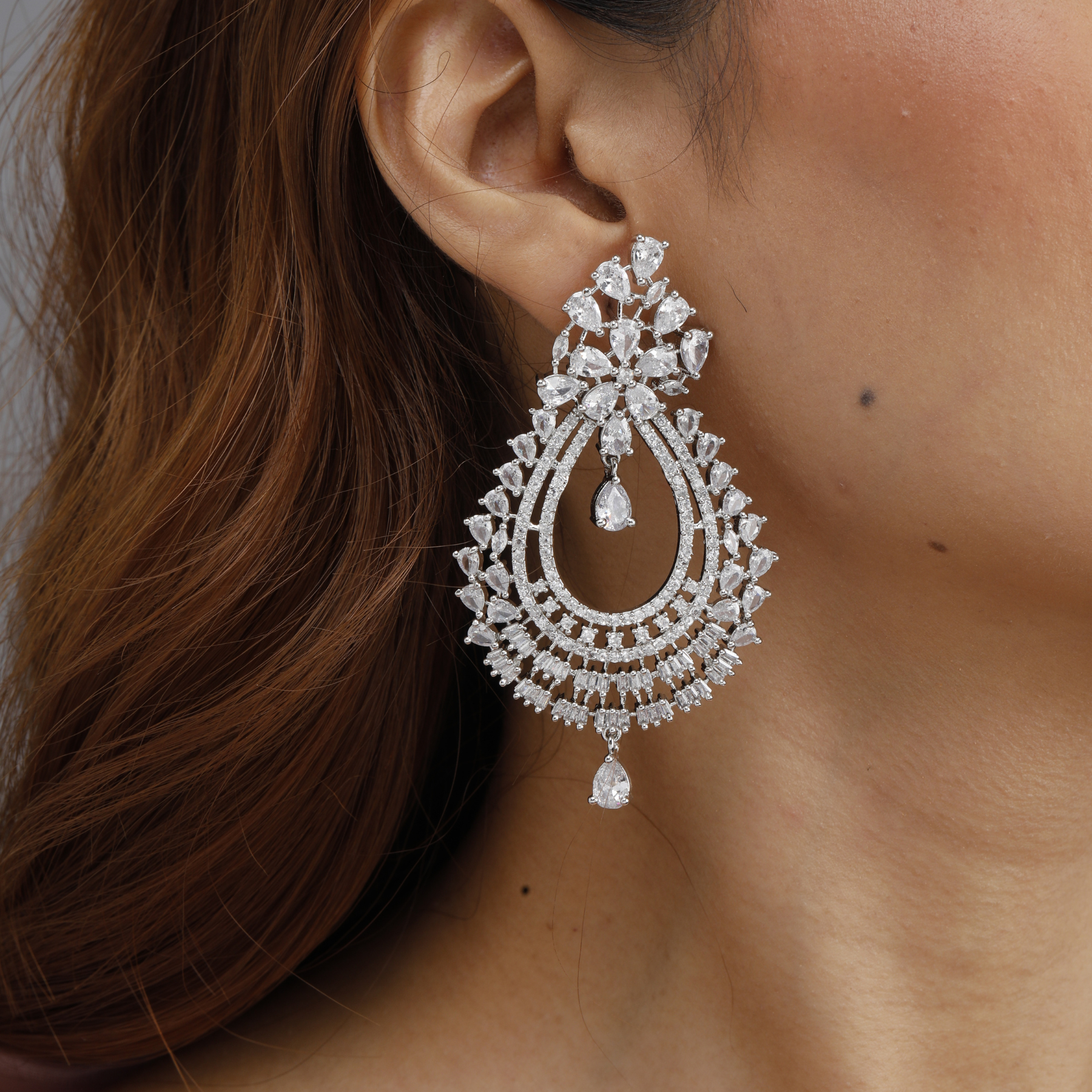 Regal Allure Statement Earrings