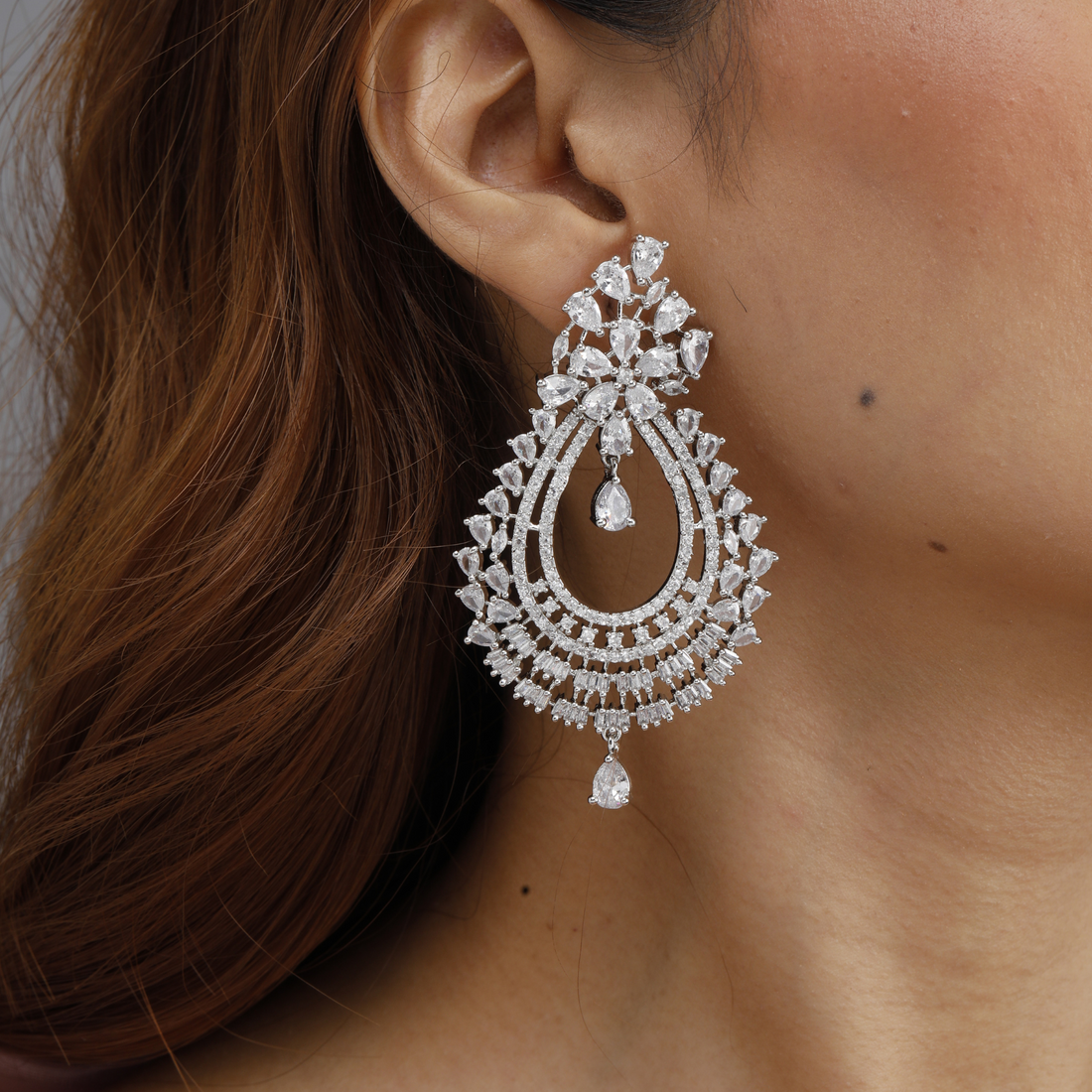 Regal Allure Statement Earrings