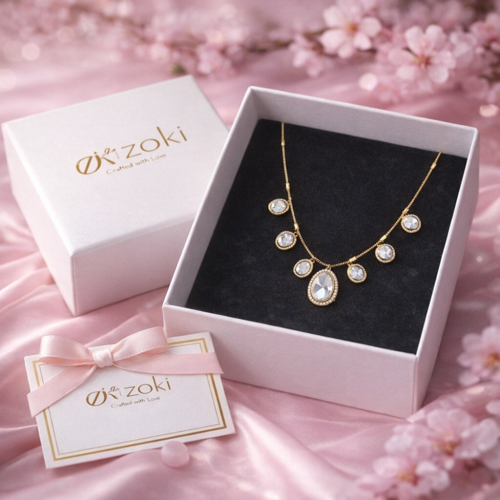 Maharani's Grace Gold Chain Hasli