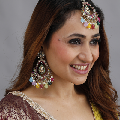 Celestial Earrings and Tika Set