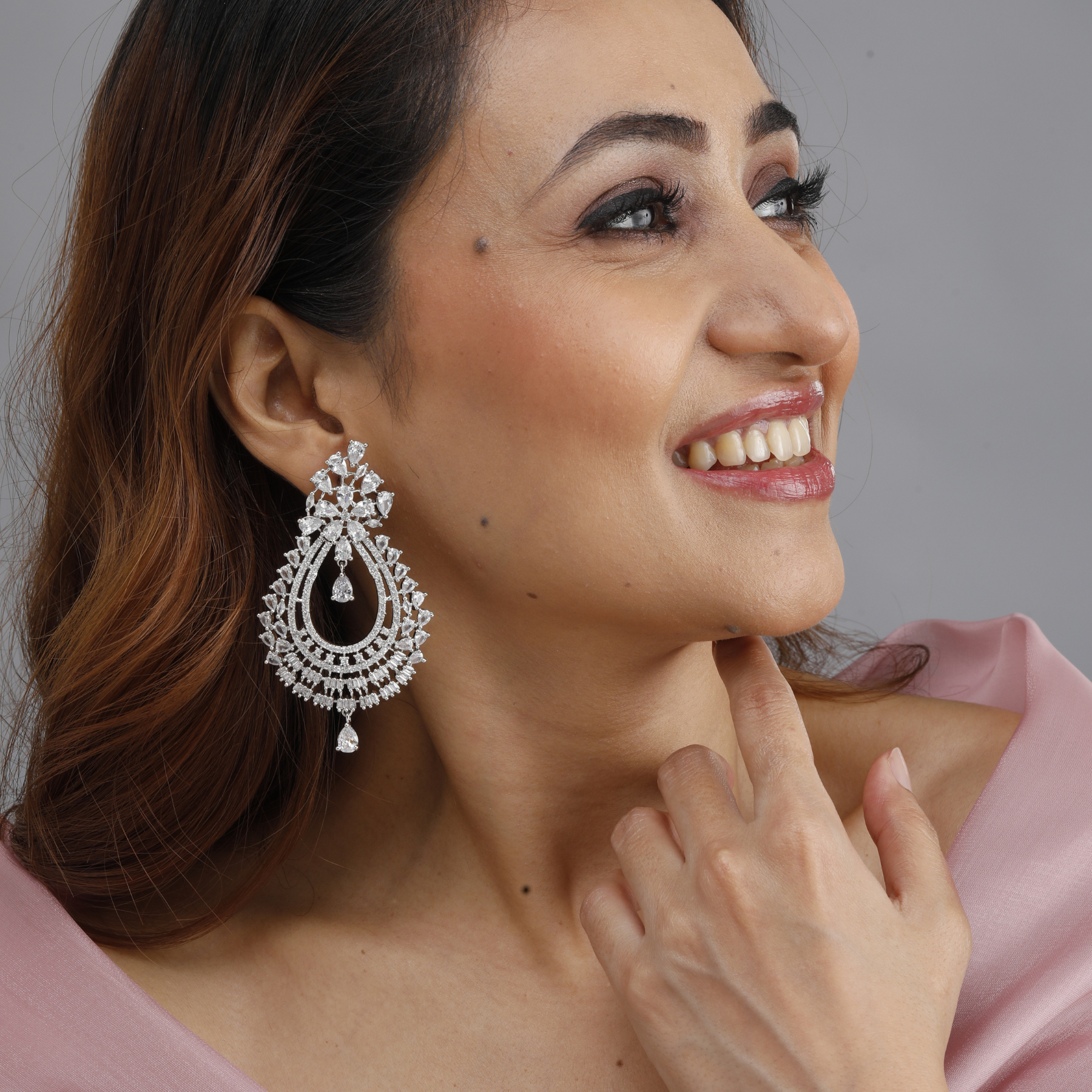 Regal Allure Statement Earrings