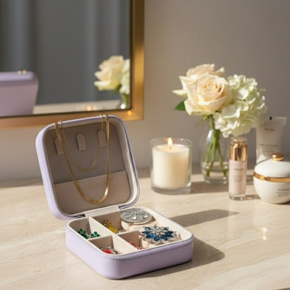 Luxury Anti-Tarnish Jewelry Combo Set with Stud Earrings, Statement Rings & Chain