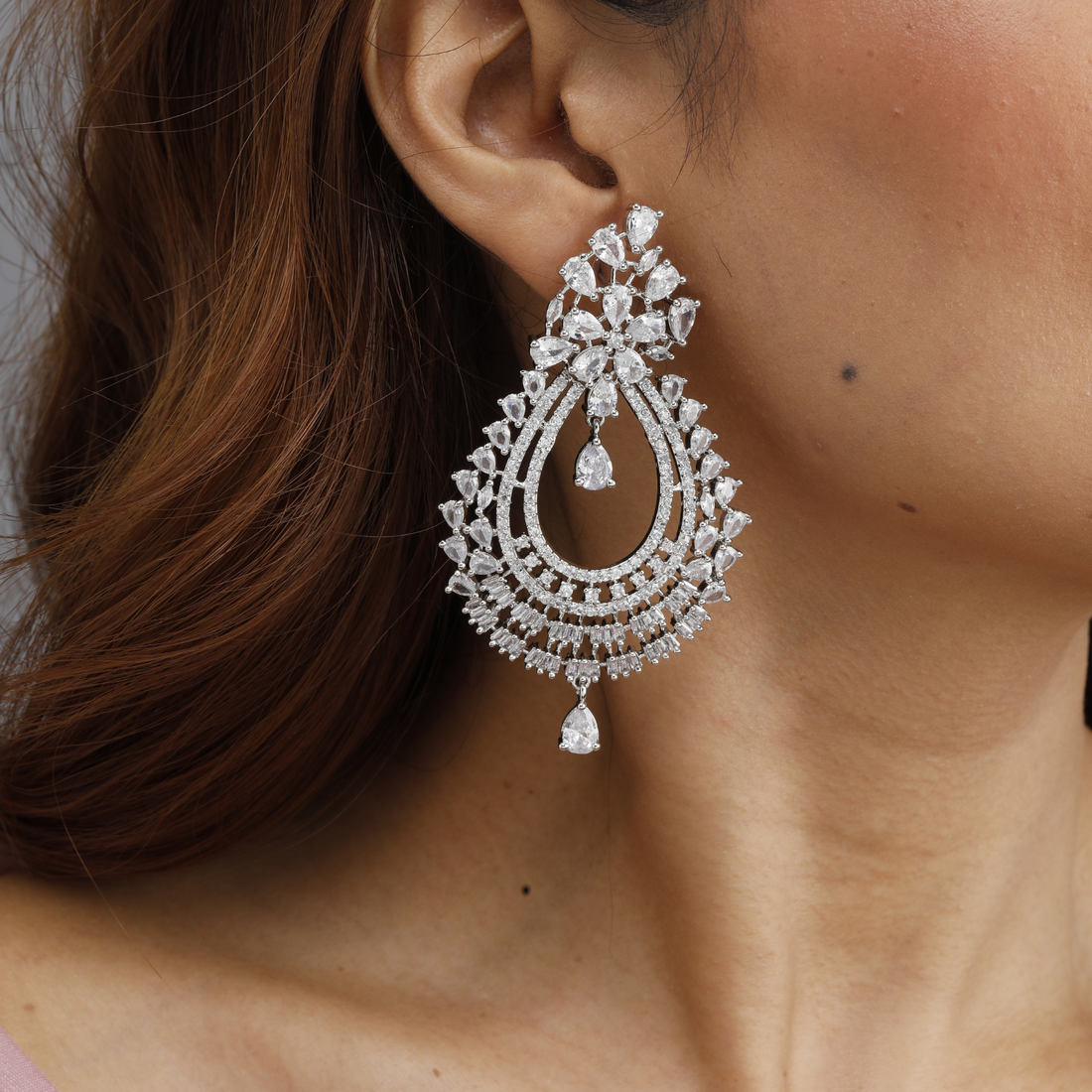 Regal Allure Statement Earrings