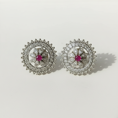 Aisha American Diamond Studs