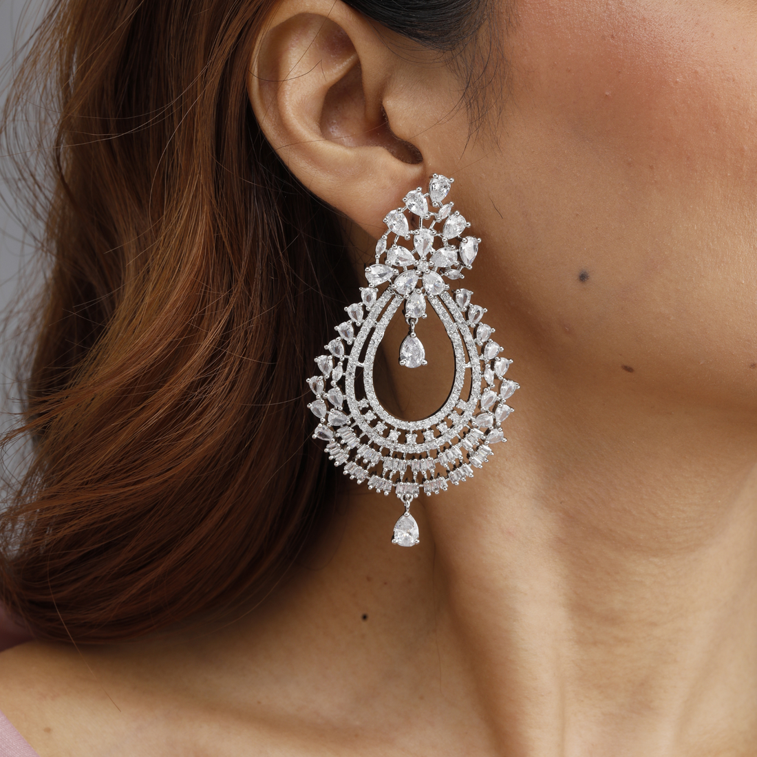Regal Allure Statement Earrings