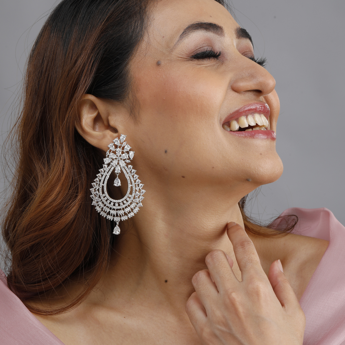 Regal Allure Statement Earrings