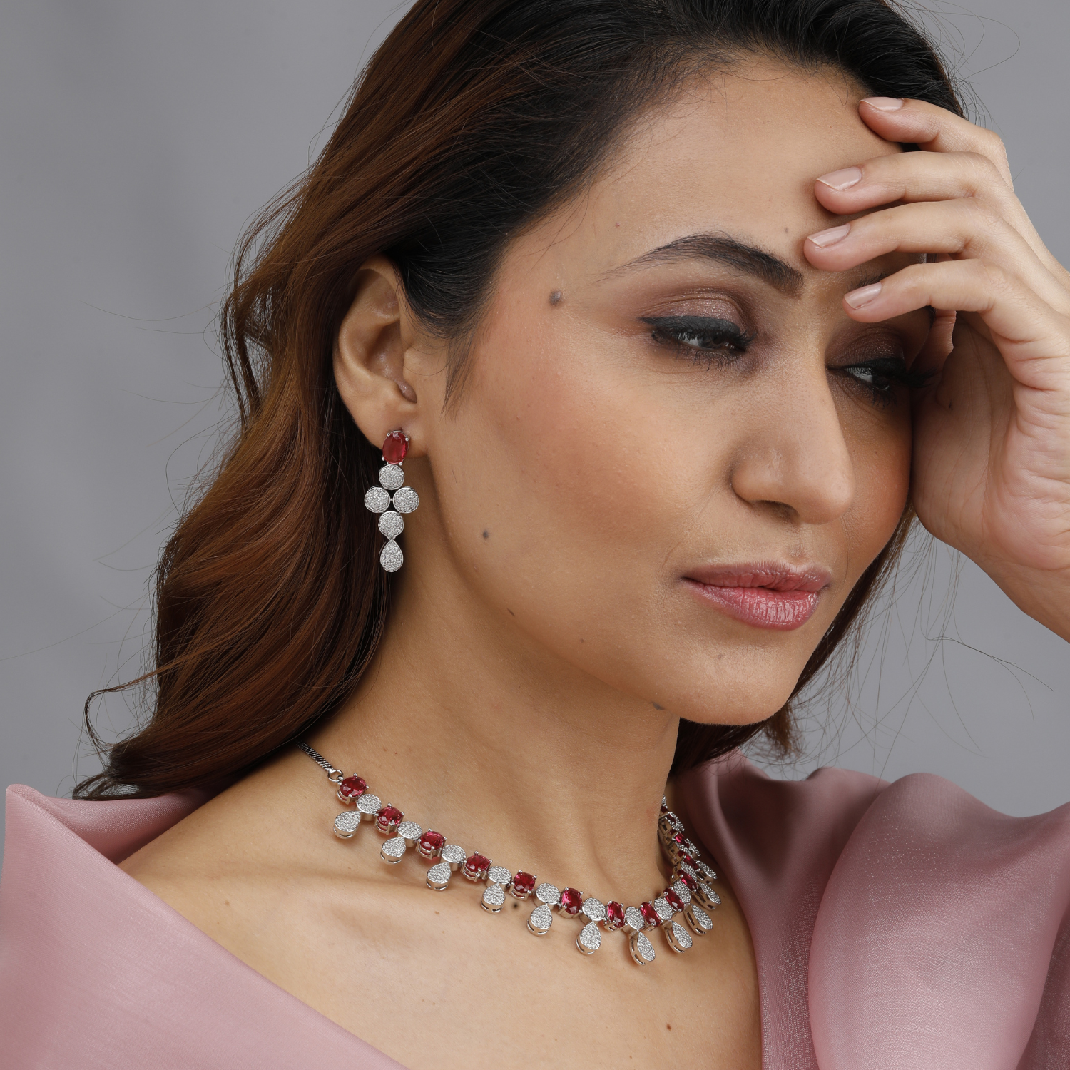 Regal Drop Necklace Set