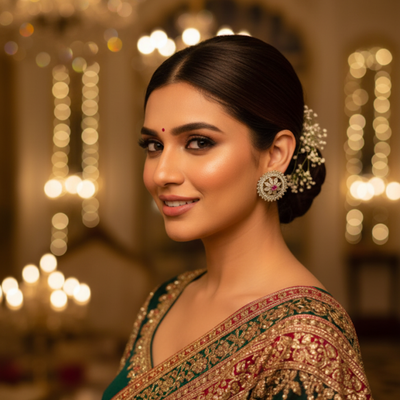 Aisha American Diamond Studs