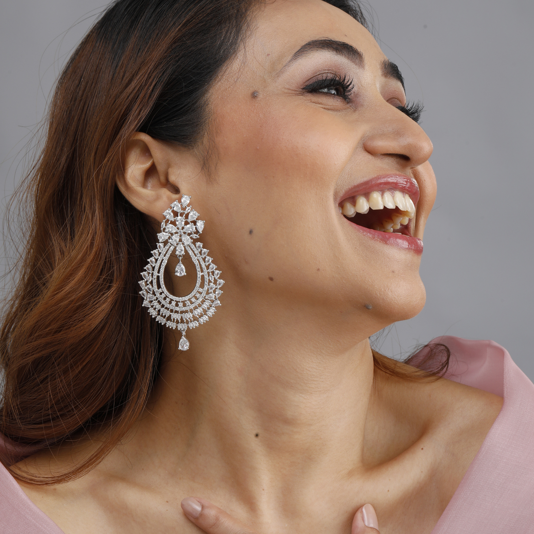 Regal Allure Statement Earrings