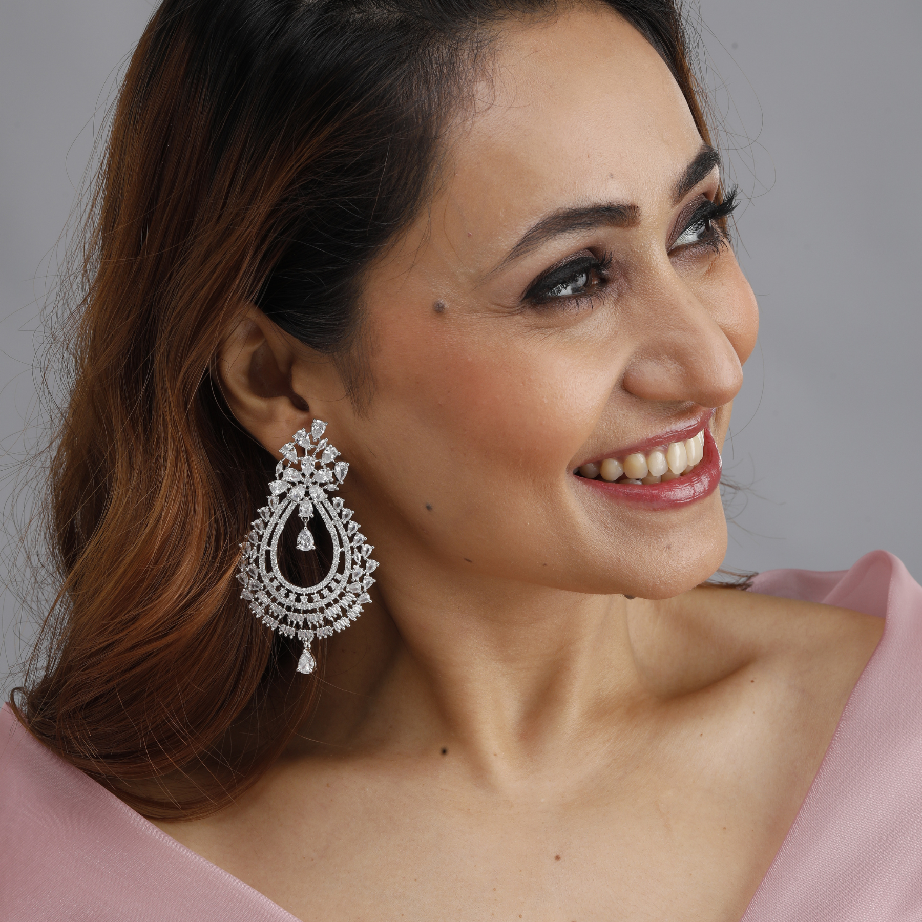 Regal Allure Statement Earrings