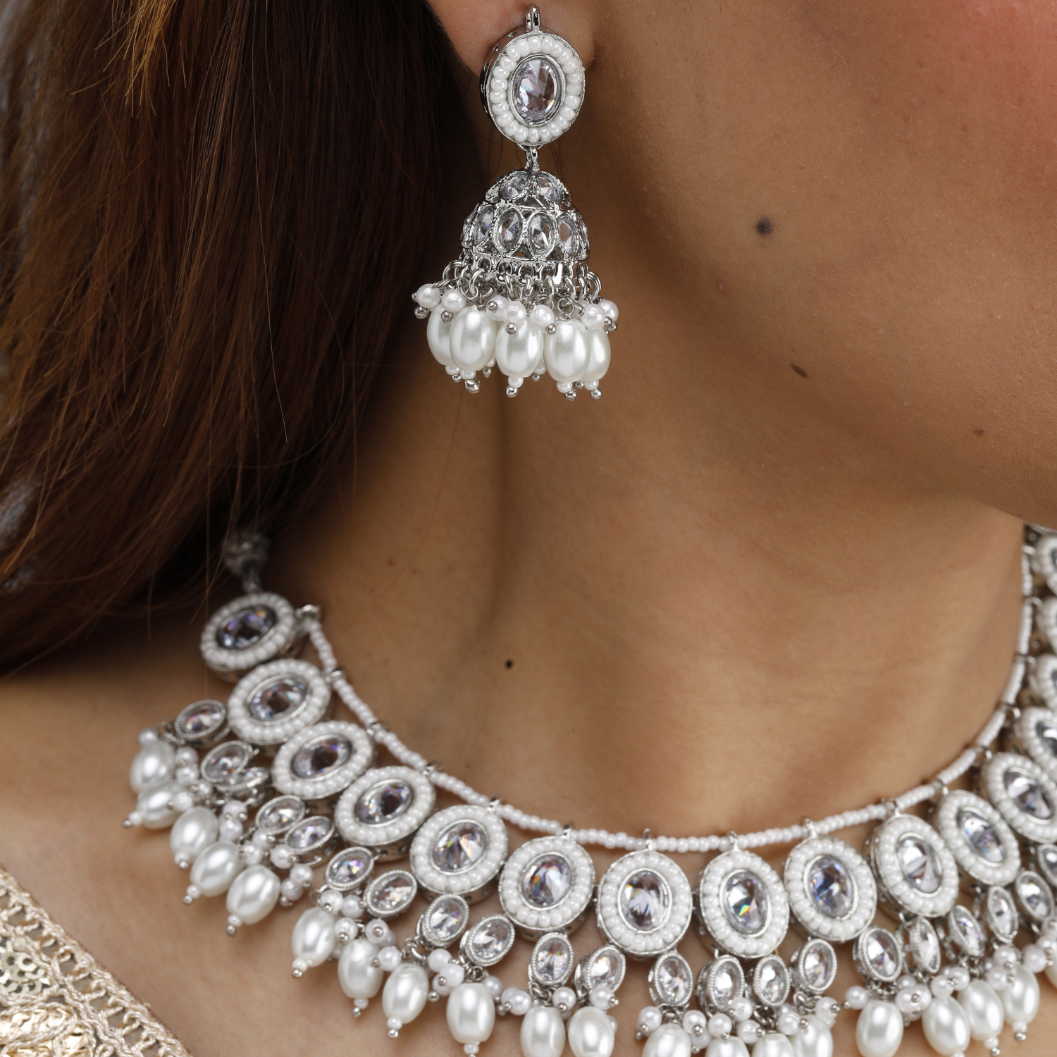 Noor Kundan Pearl Necklace