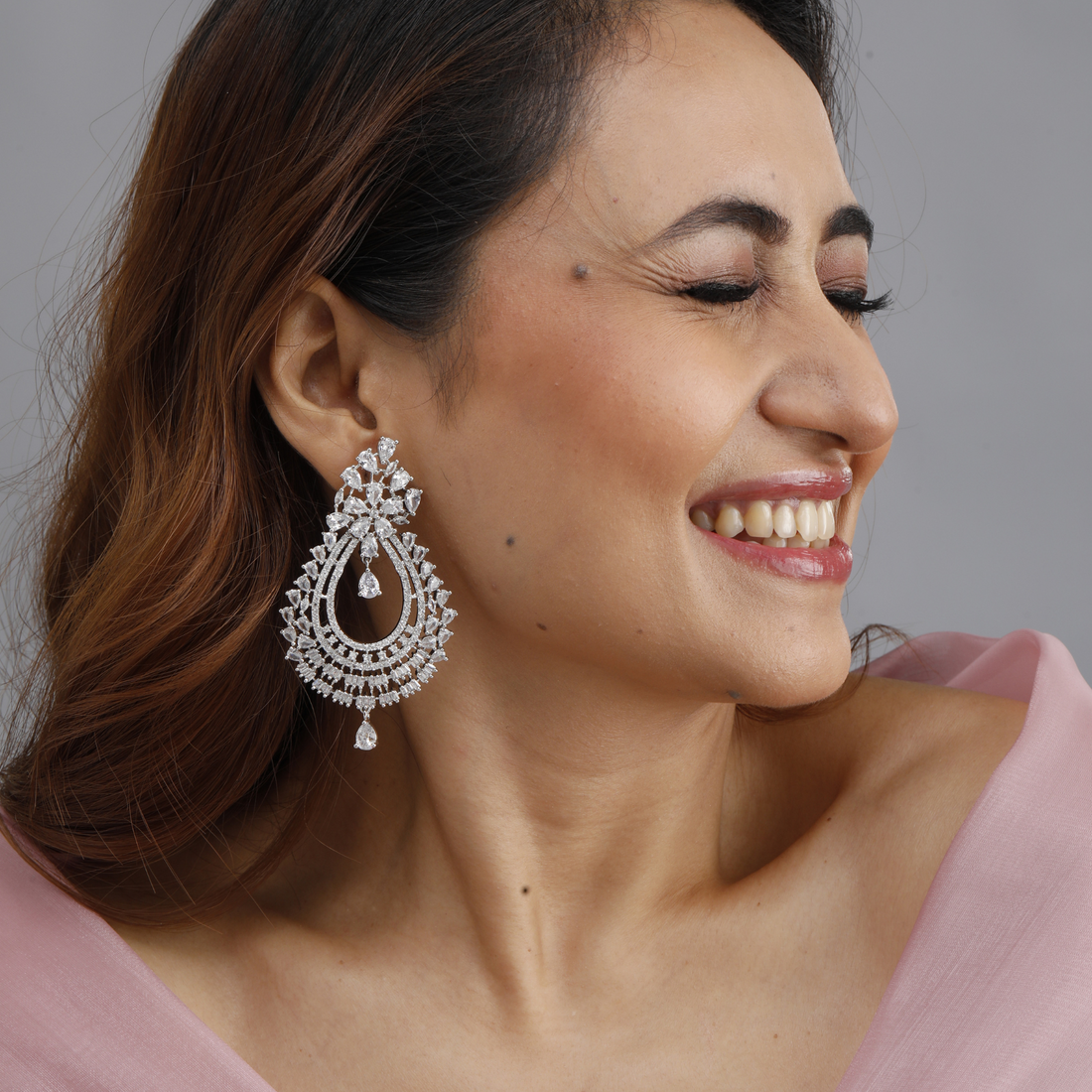 Regal Allure Statement Earrings