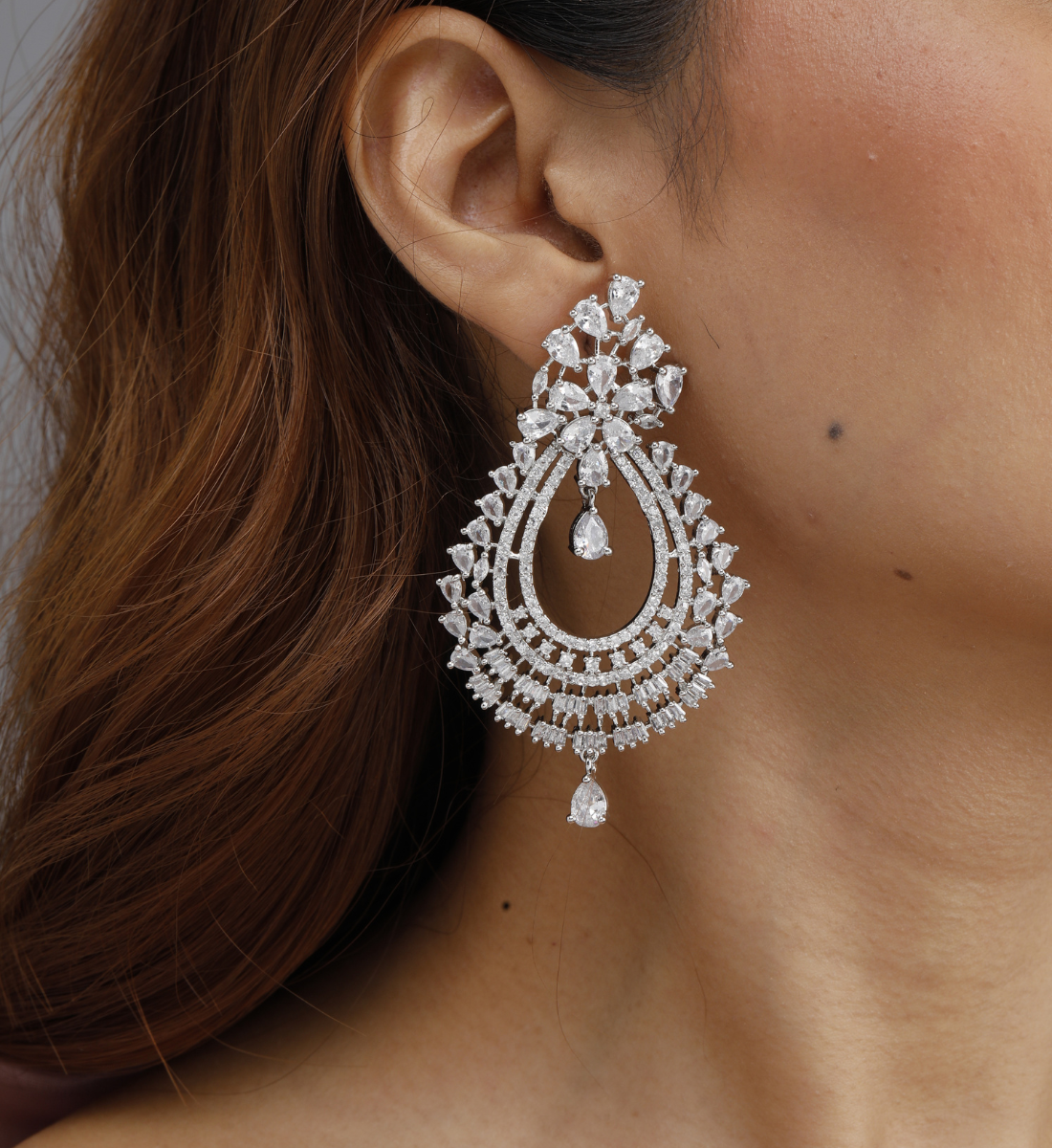 Regal Allure Statement Earrings