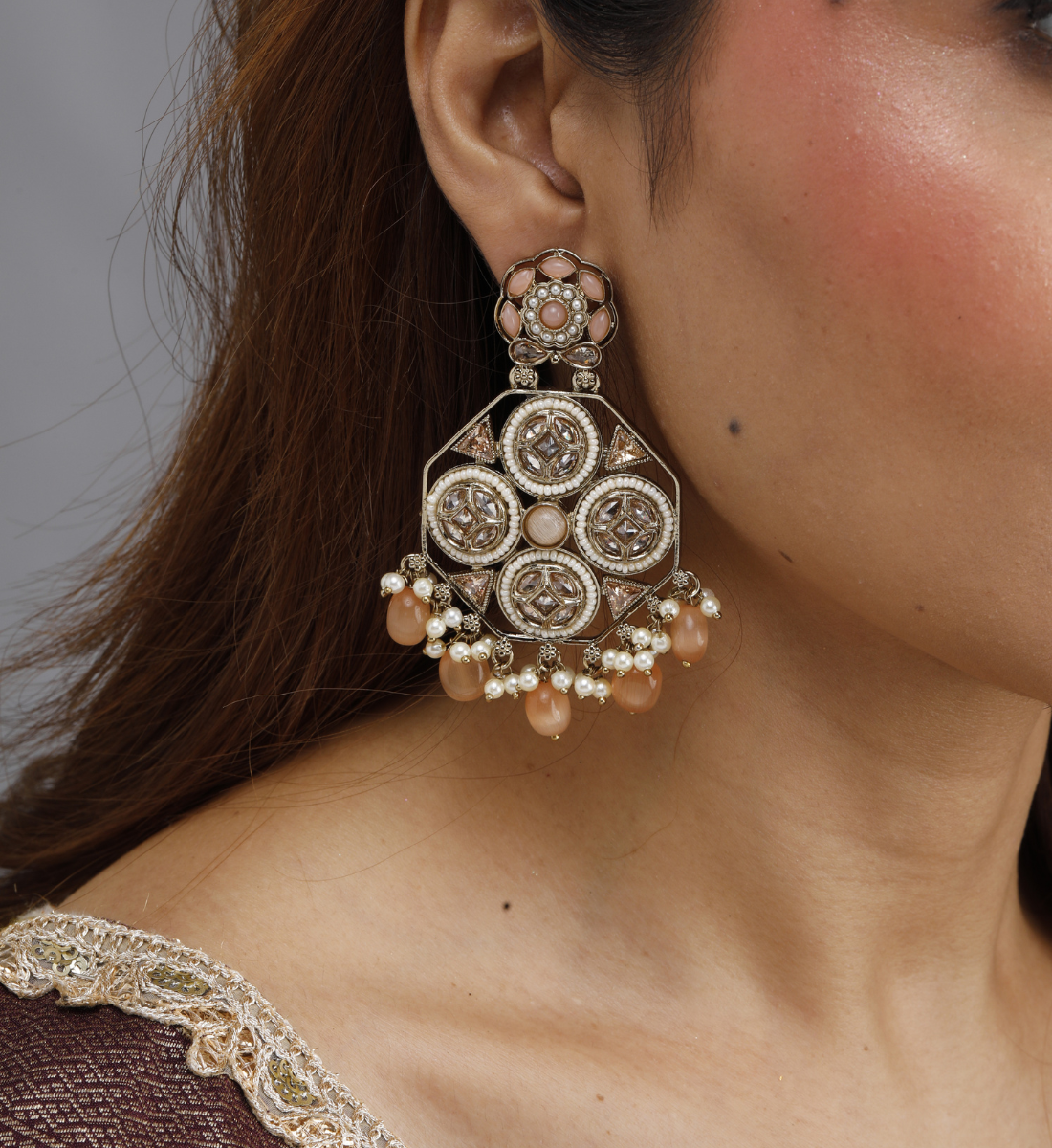 Meherban Royal Jhumka Earrings