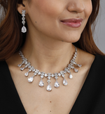 Timeless Crystal Teardrop Necklace & Earring Set