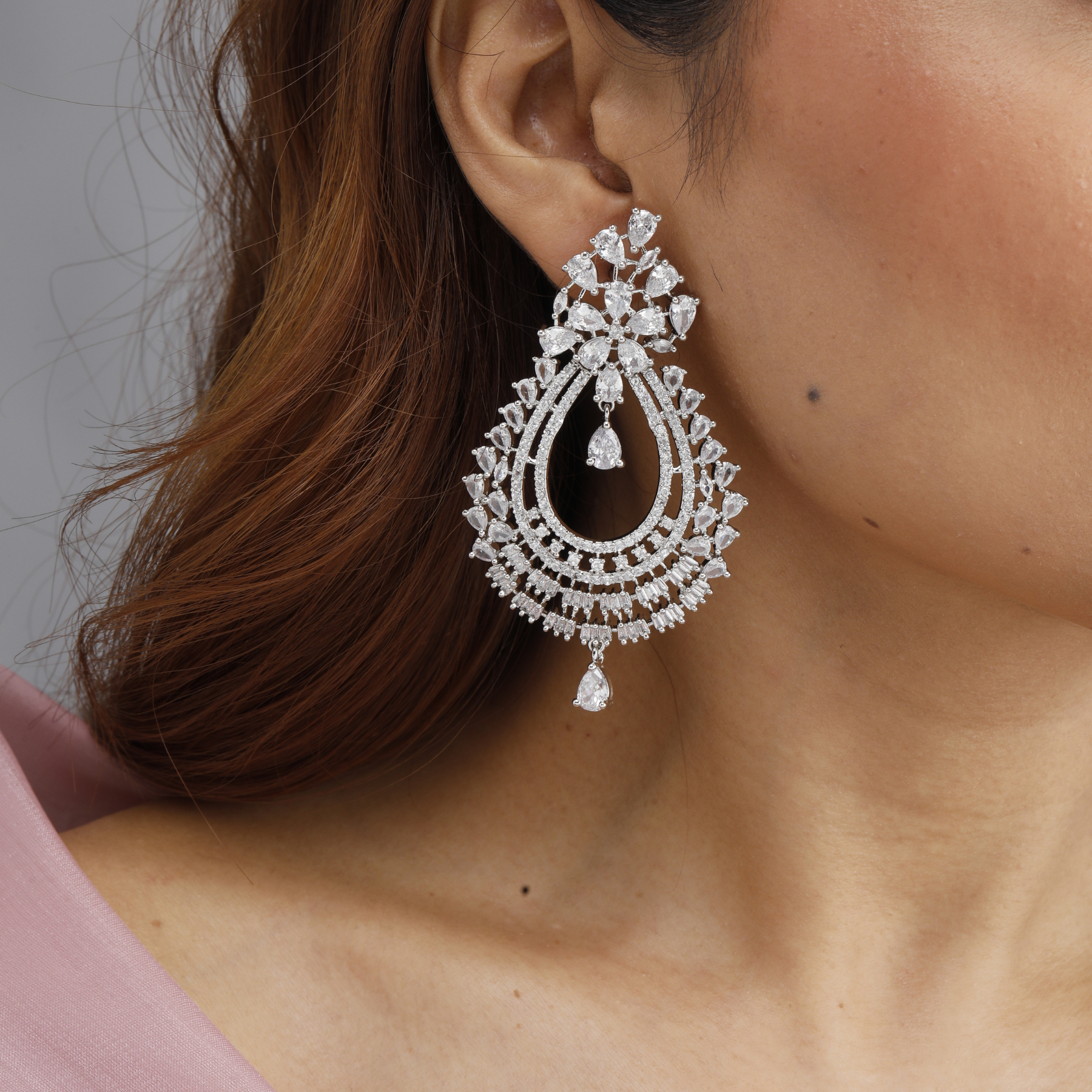 Regal Allure Statement Earrings