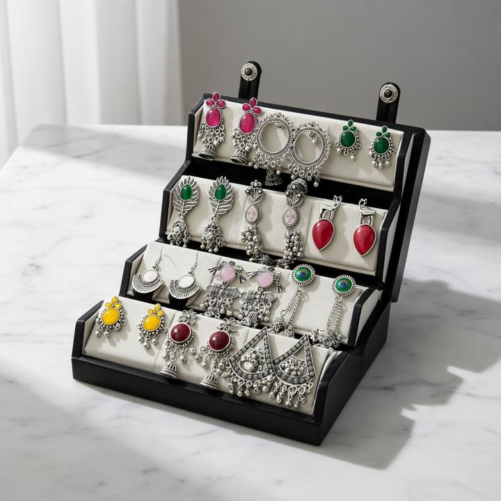 Premium 3-Layer Jhumka Box