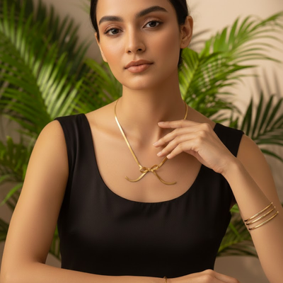 Rachel Anti-tarnish Bow Chain