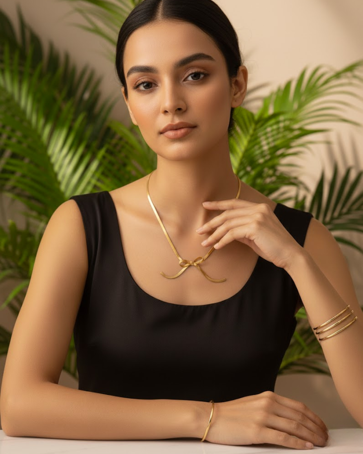 Rachel Anti-tarnish Bow Chain