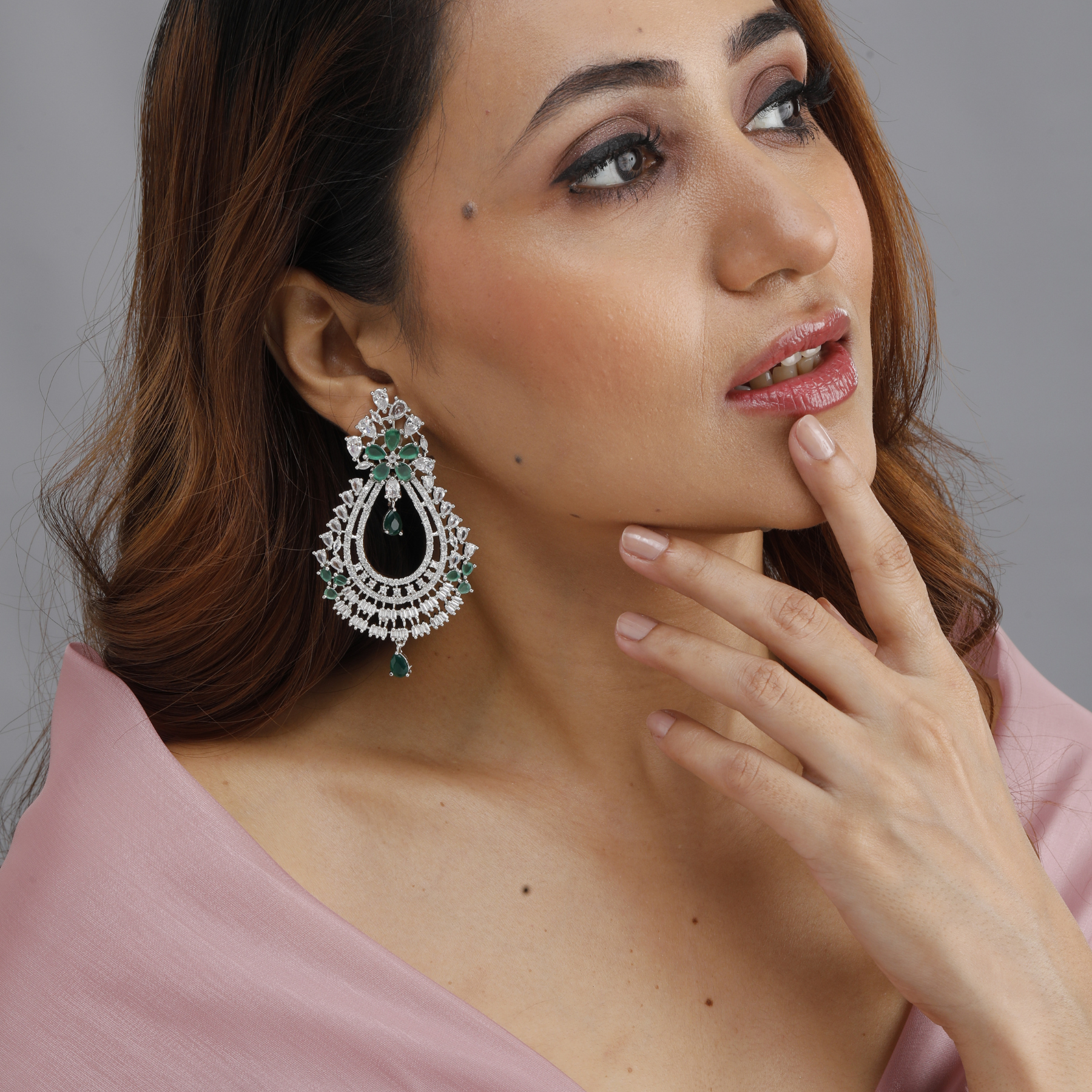 Regal Allure Statement Earrings