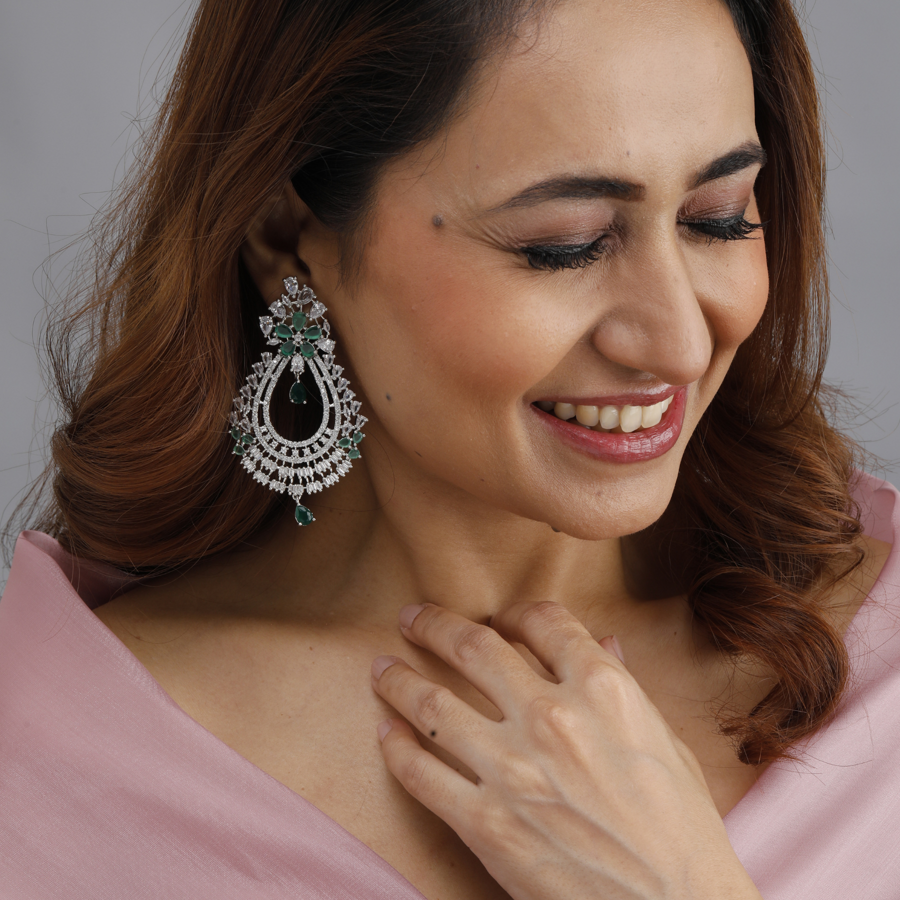 Regal Allure Statement Earrings