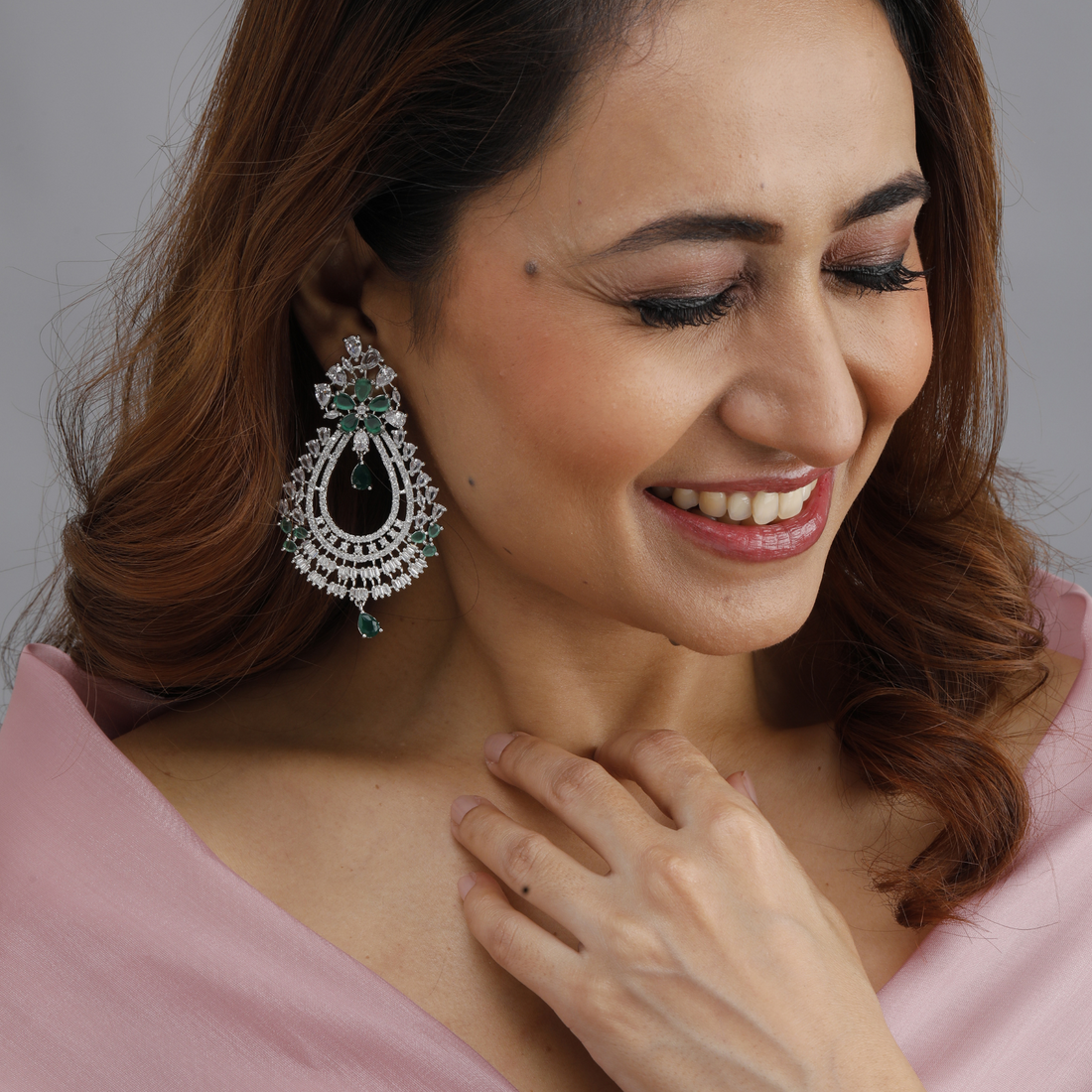 Regal Allure Statement Earrings