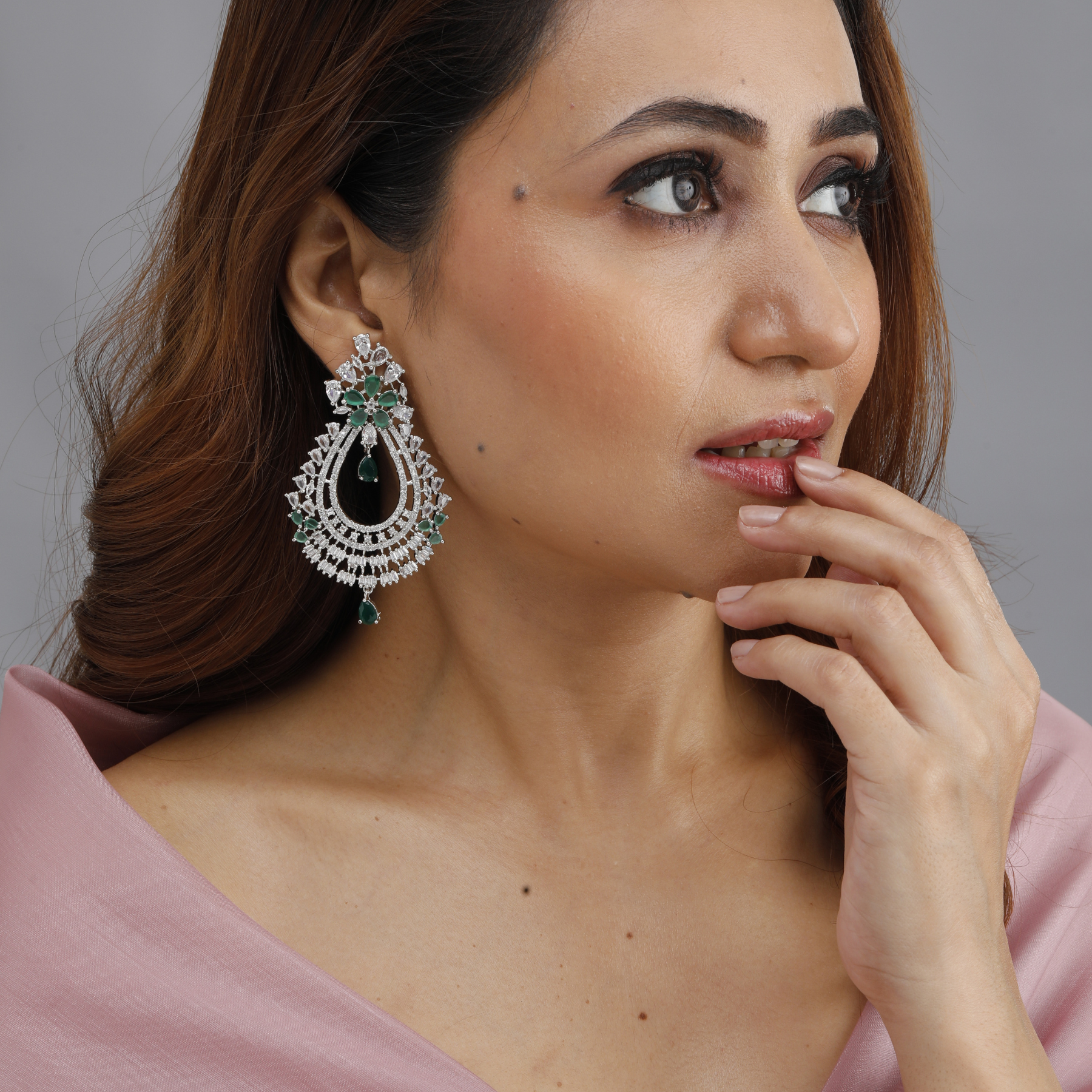 Regal Allure Statement Earrings