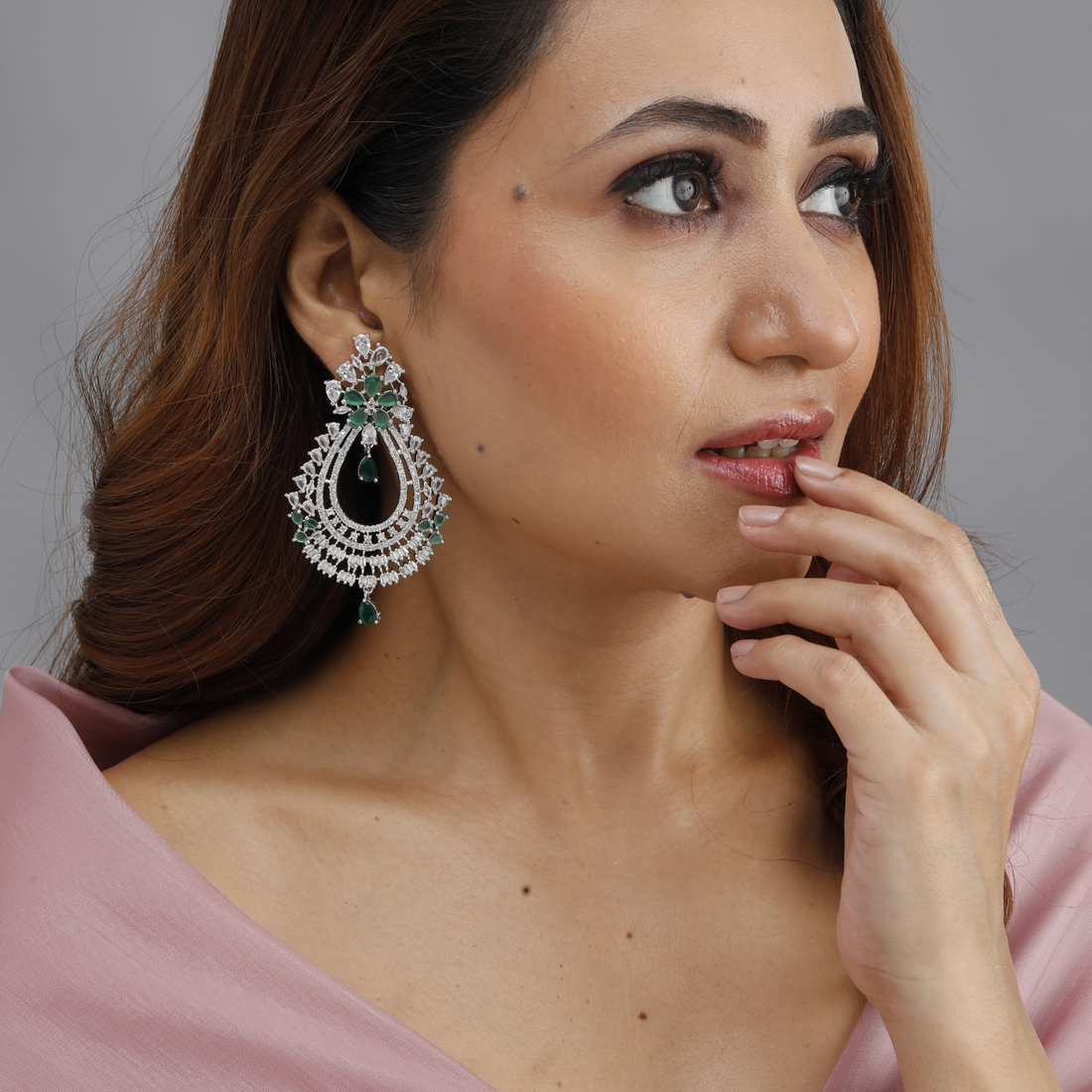 Regal Allure Statement Earrings